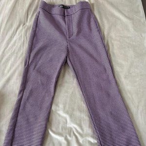 Pink and Black Zara Pants